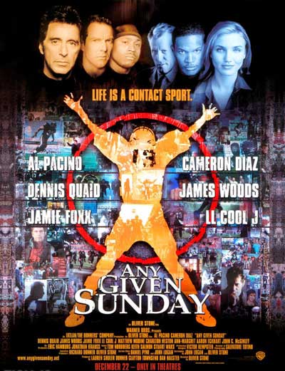 A poster of Any Given Sunday