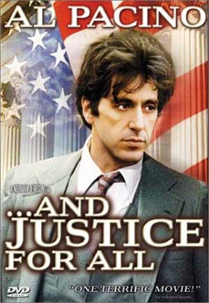A poster of ...And Justice for All
