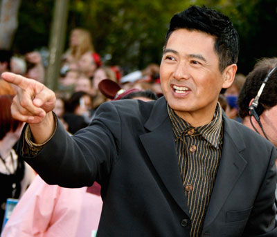 Cast member Chow Yun-Fat poses at the premiere of 
