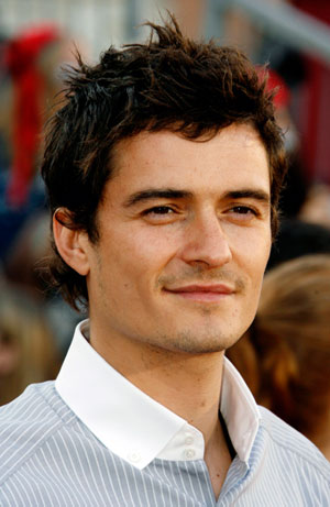 Cast member Orlando Bloom poses at the premiere of 