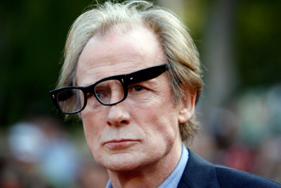 Cast member Bill Nighy poses at the premiere of 
