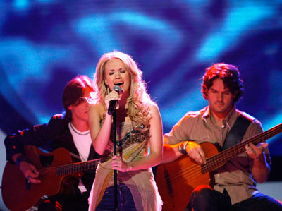 Carrie Underwood performs during the final of 