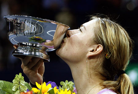 Sharapova wins WTA Zurich Open tennis tournament