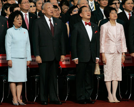 Celebrations of 10th anniversary of Hong Kong's handover to Chinese rule