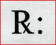 The story of the sign 'Rx'