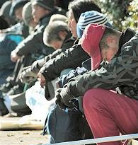 Laid-off Japanese workers becoming homeless