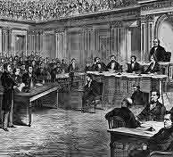 American history series: Trial of Andrew Johnson