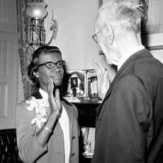 Shirley Chisholm, 1924-2005: the first black woman elected to the US congress