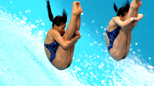 女双三米板跳水中国队摘奥运第6金