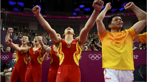 体操男子团体获伦敦奥运中国第9金