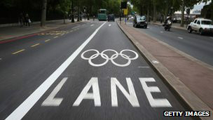 伦敦奥运专道上路 罚单2千多张