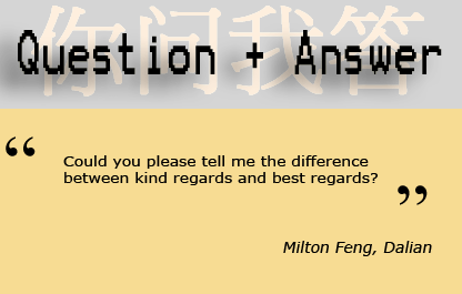 Email Sign-Offs 电子邮件结尾