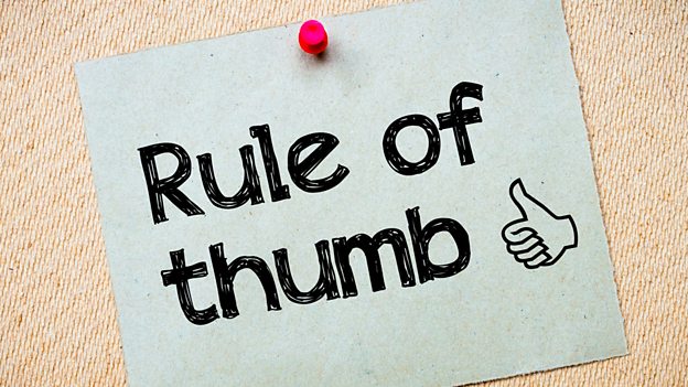 Rule of thumb 经验法则