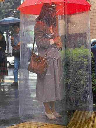 Complete protection from rain