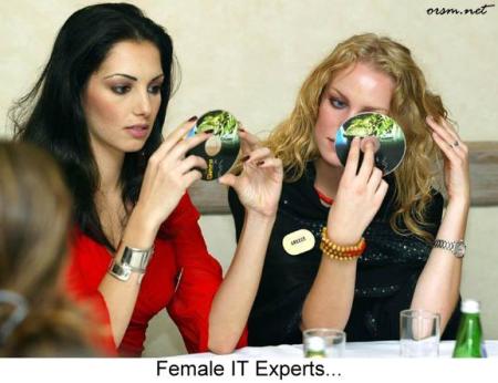 Female IT experts IT美女专家