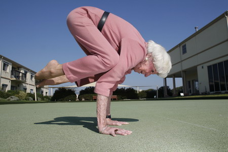 83-year-old granny Yoga master