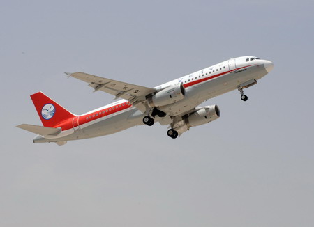 Airbus delivers 1st China-assembled A320 jet