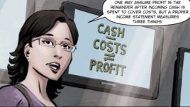A comic book about business finance