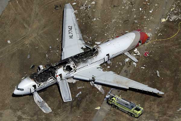 韩亚航空客机旧金山失事 2名中国女生遇难