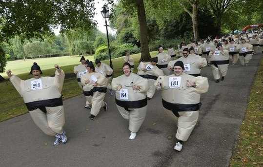 Sumo run for charity
