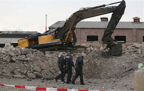 德国建筑工人触碰二战遗留炸弹死亡