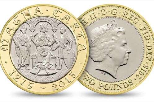 新版两英磅硬币图像被批偏离史实