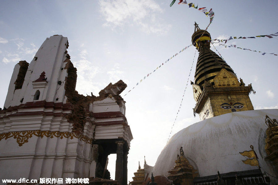 尼泊尔地震中消失的世界遗产