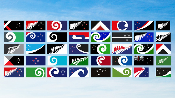 新西兰新国旗入围设计出炉 内附画风清奇的落选作品