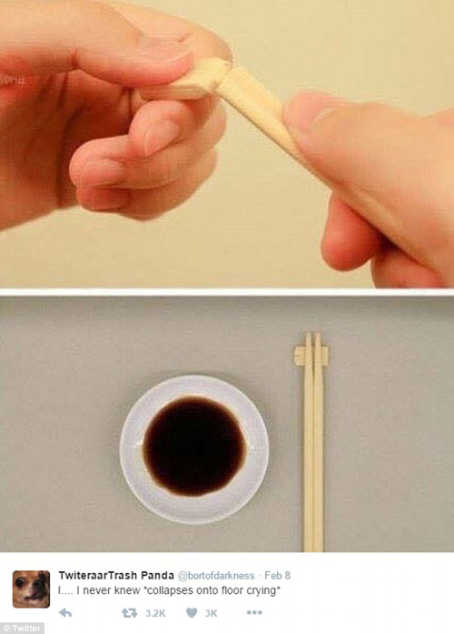 震惊全世界：一次性筷子的正确用法