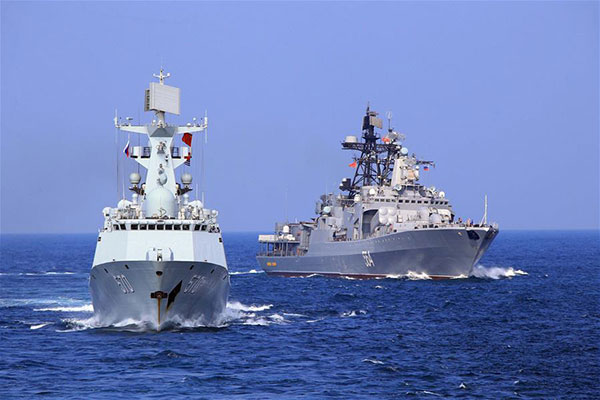 中俄“海上联合-2016”军事演习