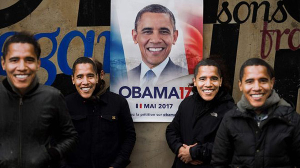怪事：法国网友招呼奥巴马竞选总统