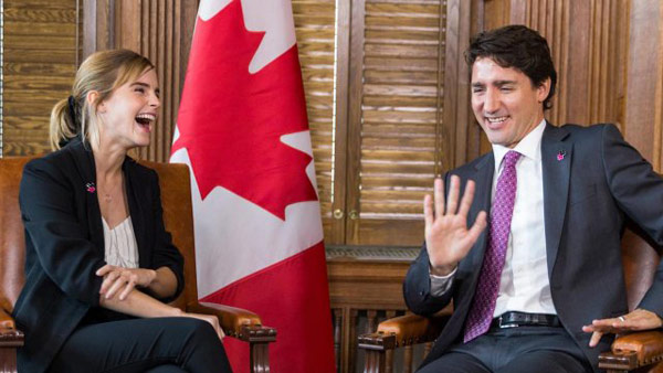 特鲁多“鲜肉照”爆红 全世界都为加拿大总理疯狂了（组图）