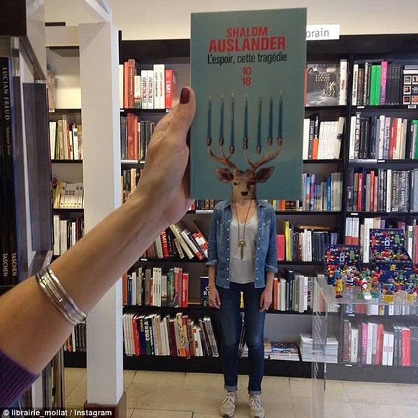 这才是“脸书”：法国书店店员拍摄创意照（组图）