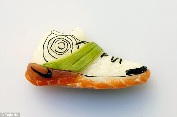 创意“寿司鞋” 寿司和潮牌鞋的完美结合（组图）