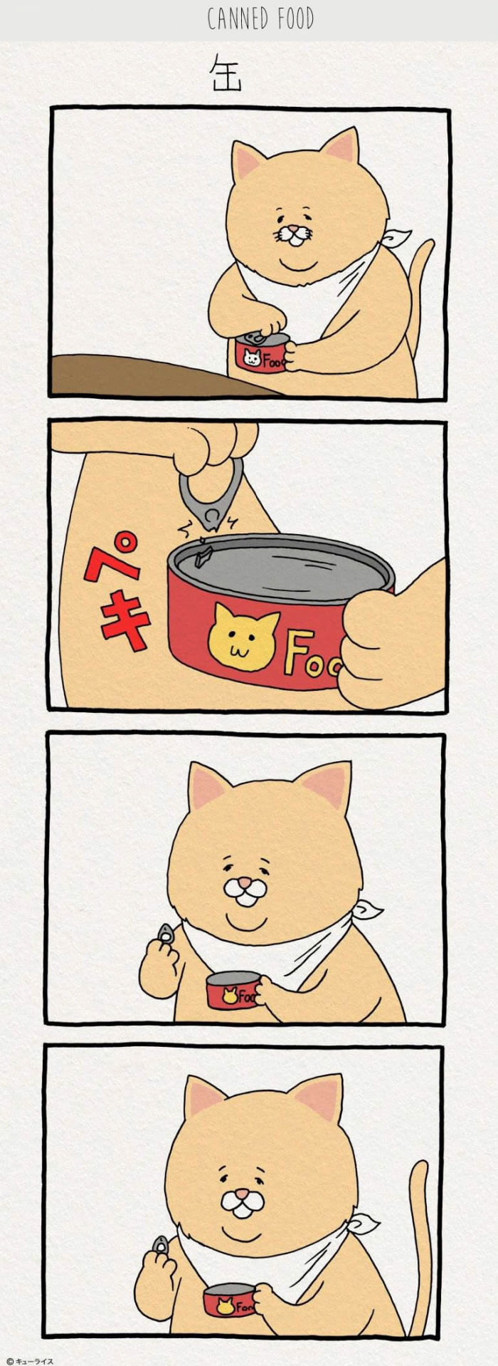 搞笑连环画：胖猫吃饭记（组图）