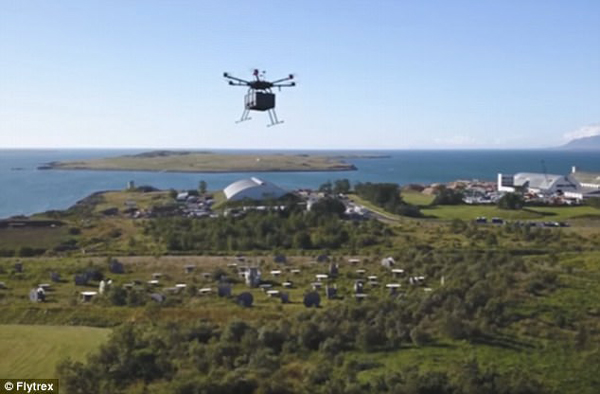 4分钟送货上门，无人机送外卖开始在冰岛商用