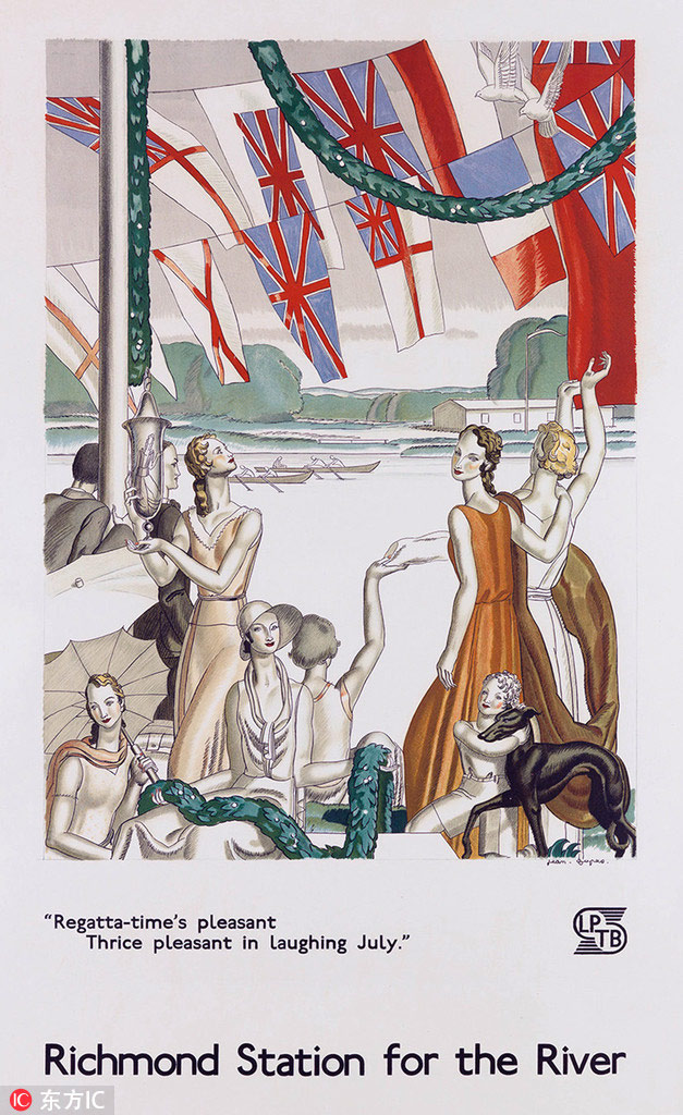 英国珍贵旧海报重现“日不落帝国”的黄金时代（组图）