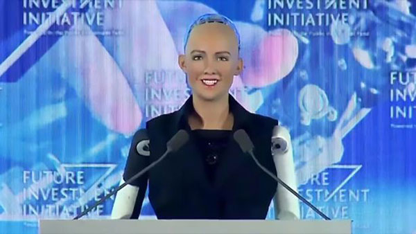 全球首个机器人公民沙特诞生