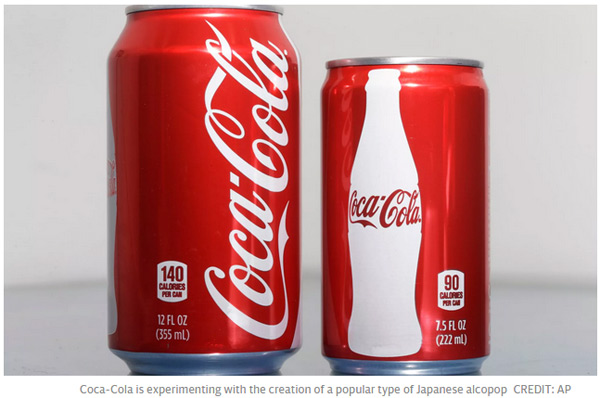 可口可乐打破百年传统 将推出首款酒精饮料