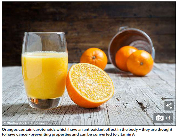 研究：橙汁冻了再喝有助吸收