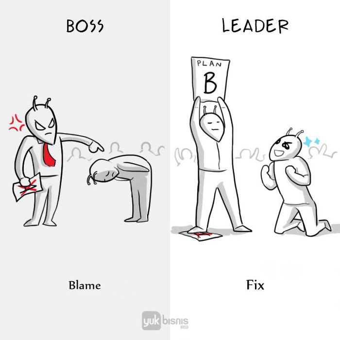 一组图让你看懂领导和领袖的区别