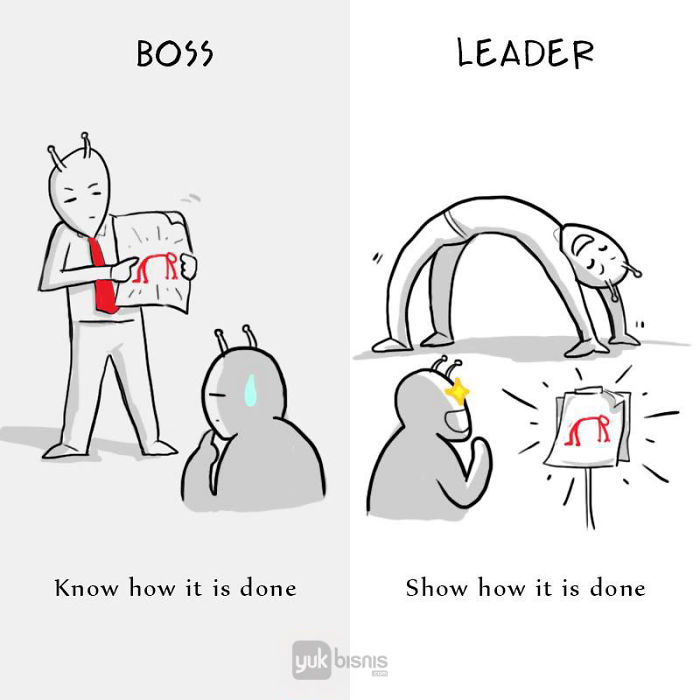 一组图让你看懂领导和领袖的区别