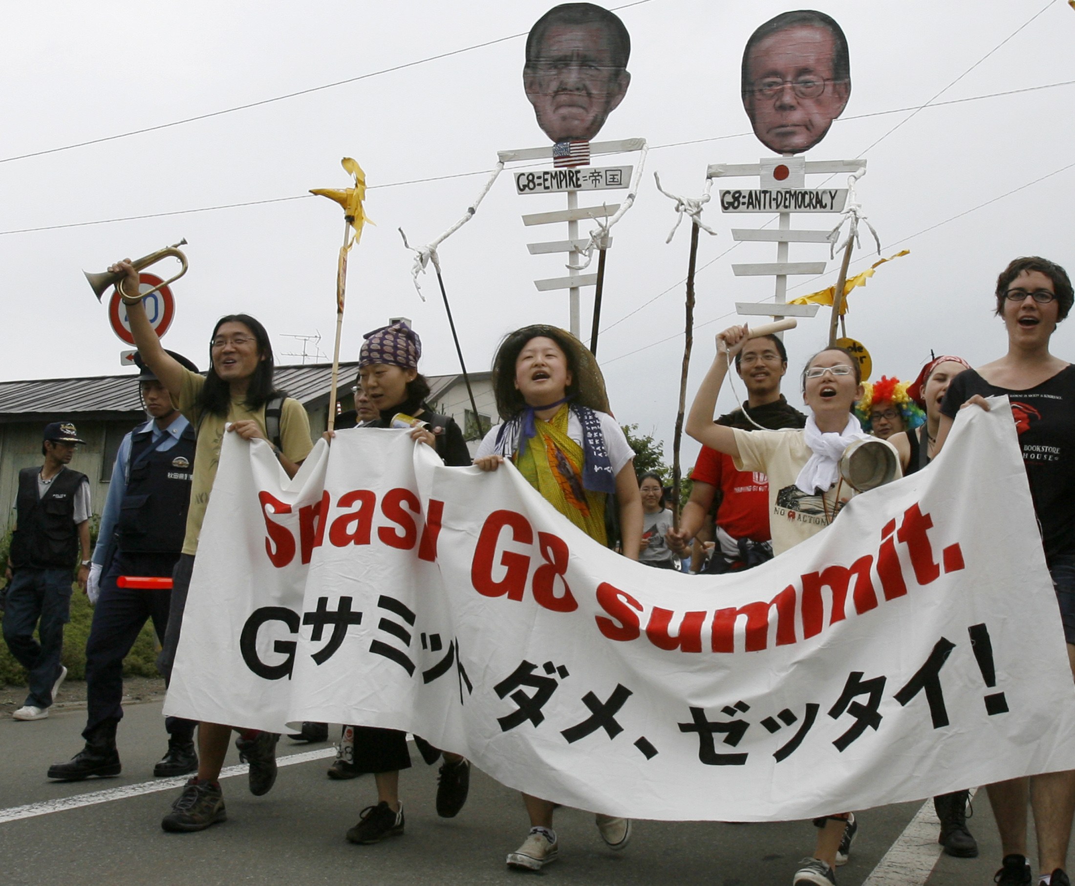 Anti-G8 summit protest
