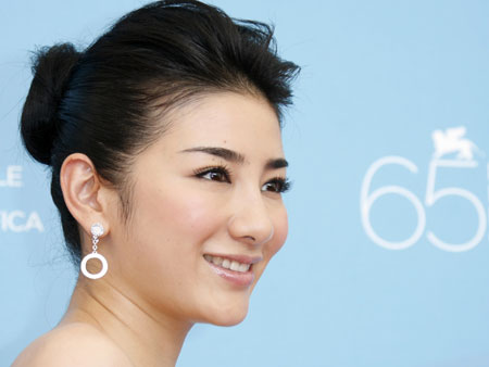 Chinese actress,director at Venice Film Festival