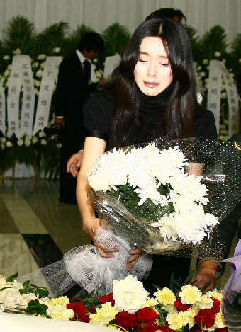 Mourning ceremony of famous Chinese film director Xie Jin