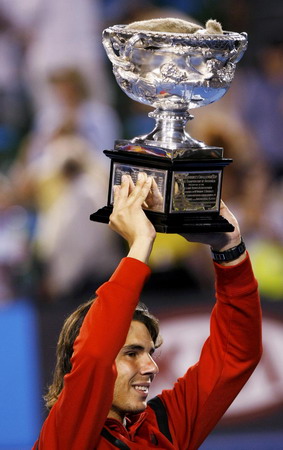 Spain's Nadal wins the Australian Open