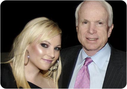 Meghan McCain's dating woes <BR>竞选总统影响女儿爱情?