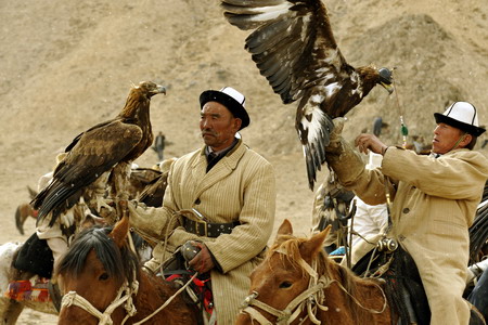 Falcon cultural festival held in Xinjiang