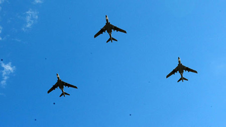 Air force show on National Day celebrations