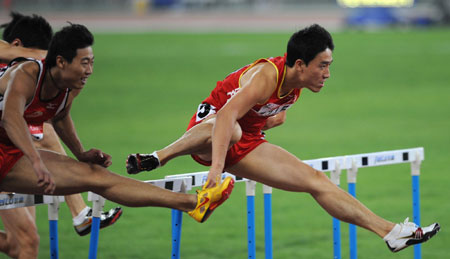 Liu Xiang picks gold at National Games